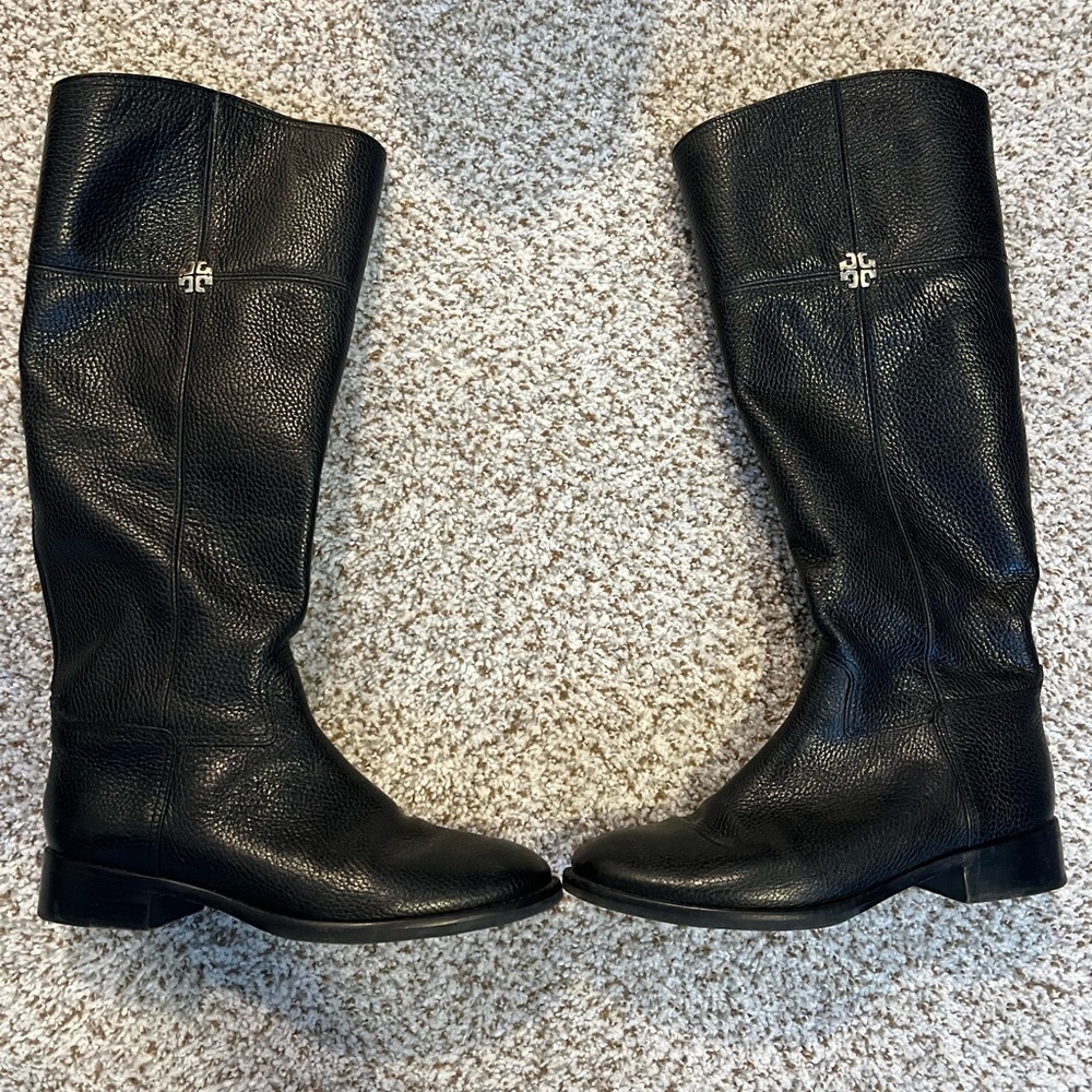 Tory Burch Leather Knee High Boots - Size 7.5